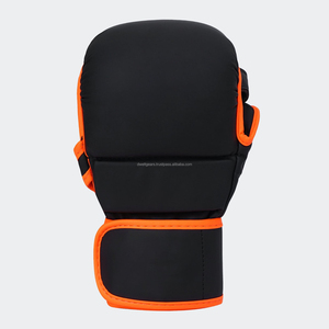 Sanda MMA Shooter <b>Gloves</b> Eco-Friendly PU Leather Professional Training Equipment Hook Loop Closure Customizable Boxing <b>Gloves</b> - Product Image 3