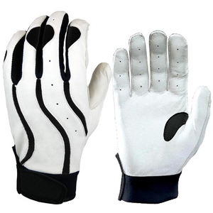 Gants de frappe de baseball en cuir sport à poignets longs et à forte adhérence, antidérapants, personnalisables pour jeunes et adultes - Product Image 2