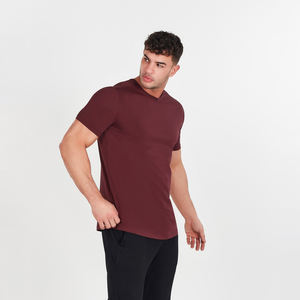 2024 New Summer Fashion Custom Scallop Hip Hop Style Curved Hem <b>Extra</b> <b>Long</b> Line <b>Men</b> <b>T</b>-<b>Shirts</b> - Product Image 2