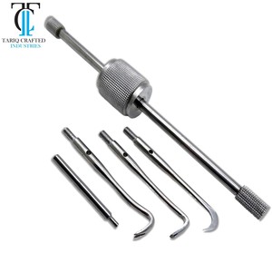 1. Kit professionnel de retrait de ponts dentaires, ensemble d'outils de dépose de couronnes et de bridges, instruments de retrait de couronnes dentaires, en acier inoxydable - Product Image 5