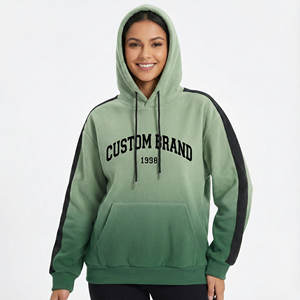 Sudaderas con Capucha de Felpa de Algodón Grueso, Venta al por Mayor, Logotipo Personalizado Bordado, Estilo Vintage, Sudadera de Invierno Cálida, Unisex - Product Image 1