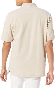 Vente en gros OEM 100% coton pour hommes pour polos manches courtes haute qualité broderie personnalisée logo respirant solide pour Polo T-Shi - Product Image 3