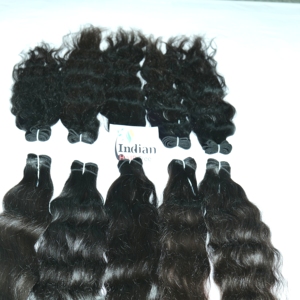 วิกต่อผมมนุษย์หยักศกสองชั้นสีดำเป็นลอนธรรมชาติคุณภาพ100% - Product Image 2