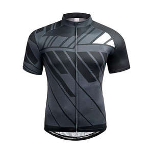 Fabricant de maillots de cyclisme pour hommes sur mesure OEM, tissu léger, respirant et extensible, manches courtes, maillot de vélo pour toutes les saisons - Product Image 5