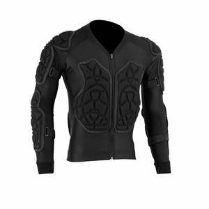 Chaqueta de motorista Cordura de Pakistán hecha a medida de alta calidad a prueba de viento de nailon para uso en producción interior acolchada frontal negra - Product Image 6