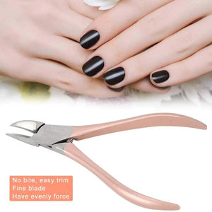 Coupe-ongles en acier inoxydable, coupe-cuticules, coupe-ongles incarnés, outil de soin des ongles, pédicure, élimination des cuticules, podologie - Product Image 4