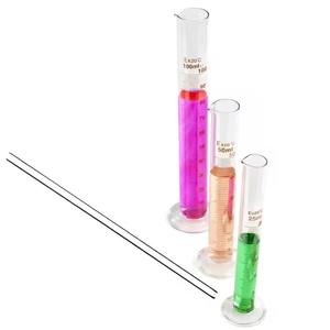 Cilindro medidor resistente al calor de 50ml hecho de material de laboratorio de vidrio de borosilicato graduado para uso científico - Product Image 6