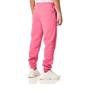 กางเกงจ็อกเกอร์ผ้าฝ้ายย้อมสีล้วนสำหรับผู้ชายกางเกงวิ่งขายาวสำหรับ2026สีชมพูโลโก้ตามต้องการ - Product Image 2