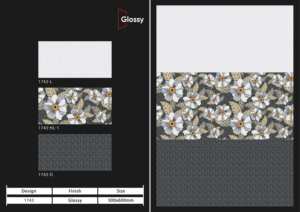 กระเบื้องบุผนังเซรามิกขนาด 300x600 มม. สำหรับห้องน้ำ ห้องครัว ผิวมันเงา/ด้าน ลายแกะสลักแบบน้ำตาล ดีไซน์ตกแต่งผนังภายในสุดหรู - Product Image 3