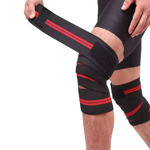 Sangles de genou en néoprène élastiques à haute extensibilité pour l'haltérophilie et le powerlifting - Product Image 3