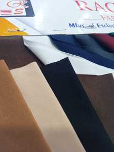 Inmejorable comodidad DTY poliéster Spandex tela para niñas suave ligero urdimbre tejido liso que absorbe la humedad para deportes - Product Image 3