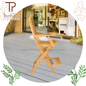 Nghệ thuật đơn giản rắn gỗ thanh ghế thiết lập linh hoạt cho nhà ngoài trời khách sạn ăn uống trung tâm sử dụng đẹp thanh Ghế Thời gian giao hàng - Product Image 3
