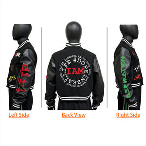 2025 chaquetas de béisbol personalizadas para mujer Chaquetas con letras personalizadas al por mayor chaquetas universitarias en blanco para mujer talla XS - Product Image 5