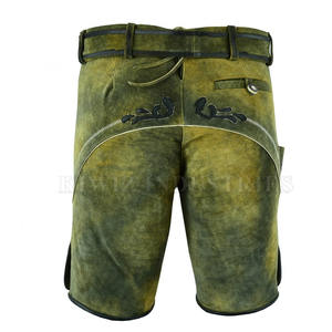 Pantalones cortos de cuero bávaro de estilo informal superventas, gran oferta, hechos de algodón, ligeros, transpirables, patrón sólido, ajuste holgado, Verano - Product Image 2