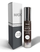 Kalentin Crème colorante pour sourcils vegan longue tenue, masque colorant cacao 10ml, flacon airless, fabriqué en Italie
