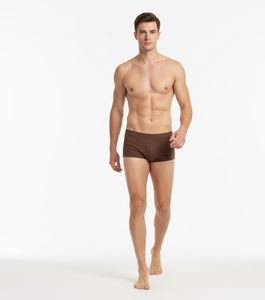 NaturalTone Brown <b>Men</b> <b>Underwear</b> Soft Cotton Stretch <b>Brief</b> Comfortable Breathable Daily comfort - Product Image 1