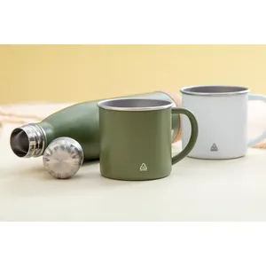 Mug Hossa en acier recyclé, écologique, pour articles promotionnels - Product Image 4