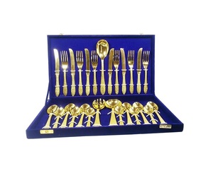 Modern Handmade Personalized Eco-Friendly Dishwasher Safe <b>Cutlery</b> Flatware <b>Set</b> Classic Stainless Steel Rose Gold Polished - Product Image 6