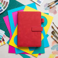 Cuaderno de Tapa Dura A5 con Forro de Cuero, Personalizado para Planificación Diaria y Uso Escolar, Superventas 2026-2027