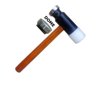 Mango pequeño de martillo con cúpula y herramientas de joyería de cabeza de nailon reemplazables - Product Image 2