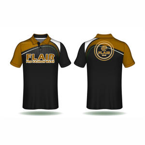 Gran oferta de algodón 100% para hombre, camiseta Polo personalizada de buena calidad, Color sólido, estilo informal, patrón, 180g, tela, peso frontal - Product Image 5