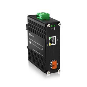 Convertitore di Media Ethernet Industriale Affidabile per Collegamenti in Fibra a Lunga Distanza, Supporto Flessibile per Moduli SFP, Ingresso 12-48VDC - Product Image 2