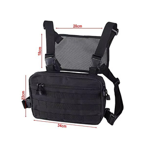 Tactical Chest Rig Hunting Vest <b>Bag</b> With Extension Storage for Radio Slim Fit Different Design Tactical Chest Rig - Product Image 4