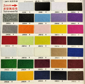 2mm Kalınlığında Sert Keçe Kumaş Levhalar Çeşitli Renklerde Keçe Paketi DIY El İşi Dokunmamış Kumaş DIY El İşi Süslemeleri ve Süs Eşyaları İçin Kullanılır - Product Image 5