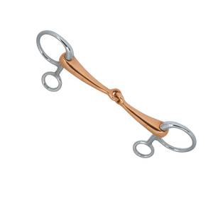 Recién llegado, broca de caballo de anillo suelto de hierro dulce con incrustaciones de cobre, venta al por mayor, equipo de equitación fabricado por TARIQ MFG CO - Product Image 1