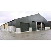 Edificio de Estructura de Acero Pesado Prefabricado en Fábrica, Taller/Almacén/Hangar/Sala/Garaje con Servicios de Soldadura y Corte