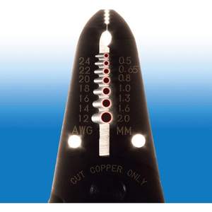 Outil à dénuder de précision VESSEL 3500E-1 avec lame rouge pour une gestion efficace des coupes de fil à la base de la lame - Product Image 3