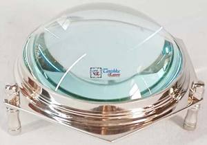 แว่นขยายทองเหลืองทำด้วยมือที่ใช้สำหรับตกแต่งโต๊ะที่ทับกระดาษคุณภาพพรีเมี่ยมแว่นขยายทองเหลืองแข็งสินค้าของขวัญ - Product Image 4