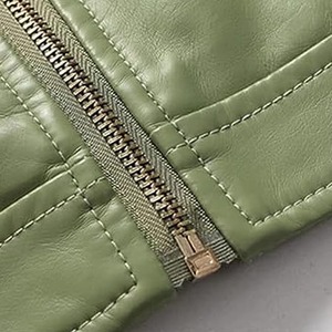 Chaqueta de cuero de lujo Premium para mujer, bordada, suave al tacto, manga larga, piel de oveja, forro de algodón, moda atemporal para amantes - Product Image 2