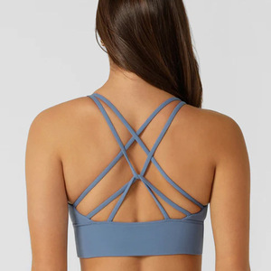 Sujetador deportivo para mujer, ligero, de secado rápido, hecho a medida, precio razonable, ropa deportiva de talla grande, Material de algodón hecho en fábrica - Product Image 2