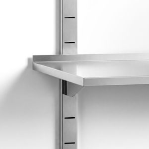 Étagère murale en acier inoxydable de qualité commerciale ECO - 1600x300mm - 2 niveaux - Product Image 6