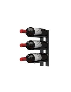 Unique Design Black Finished Metal Adjustable Height Eco-Friendly Modern <b>Wine</b> Bottle Rack for <b>Bar</b> Hotel Restaurant Hot Selling - Product Image 1