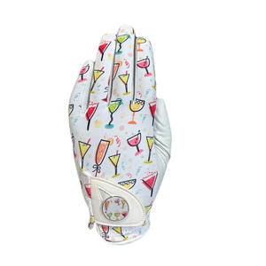 Offre spéciale Gants de golf avec impression en cuir personnalisés Gants de golf durables en cuir de chèvre souple avec logo personnalisé - Product Image 4