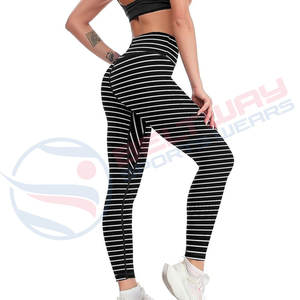 Leggings de compression 100% coton taille haute pour femmes avec nouveau style de leggings de yoga et de gymnastique imprimés par sublimation pour femmes - Product Image 4
