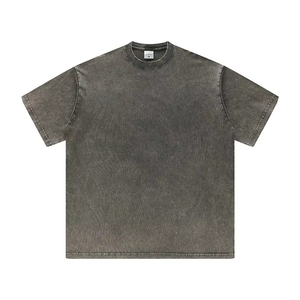 เสื้อยืดมัดย้อมโอเวอร์ไซส์สำหรับทั้งชายและหญิงเสื้อยืดวินเทจสไตล์สตรีทย้อนยุคผ้าฝ้ายพรีเมียมสไตล์สตรีท - Product Image 5