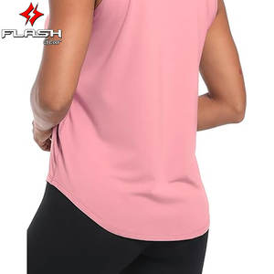 เสื้อกล้ามออกกำลังกายสำหรับผู้หญิงไซส์ใหญ่ ผ้าฝ้าย 100% ระบายอากาศ แห้งเร็ว ทรงหลวม เหมาะสำหรับเล่นโยคะ ฟิตเนส และกีฬาต่างๆ - Product Image 4