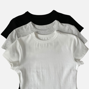 เสื้อยืดสตรีแบบปรับแต่งได้เป็นมิตรต่อสิ่งแวดล้อมเสื้อสไตล์ฤดูร้อนคุณภาพระดับพรีเมียมระบายอากาศได้ดี - Product Image 6