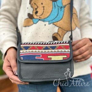 New Handmade Hot Sale Jacquard Suede Leather Fringe Sling Bag Multi Use New Vintage Design Crossbody Bag Cheap Rate Bulk Product - Product Image 1