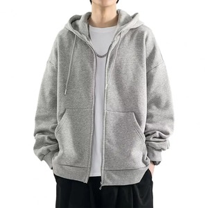 Sudaderas con capucha de marca 2024 para hombre, nuevo jersey ajustado, Sudadera con capucha para hombre, Sudadera con capucha para hombre con cremallera Diagonal para hombre - Product Image 4