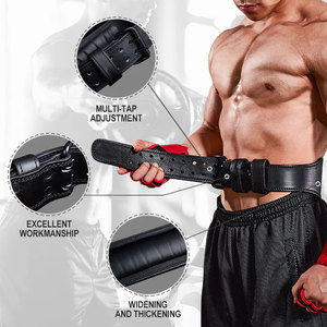 Cinturón de levantamiento de pesas de cuero Premium al por mayor Durable ajustable para soporte de espalda y núcleo - Product Image 5