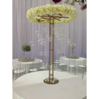 Vase à fleurs en cristal de luxe Shah Brilliant, centre de table, décoration de mariage de haute qualité
