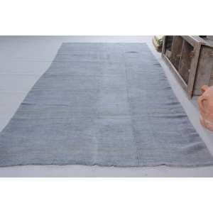 พรมขนสัตว์สีเทาขนาด5.6x13.5ฟุตสไตล์วินเทจสไตล์ทาบริซแบบเย็บปะติดปะต่อกันสำหรับการรองยางสำหรับทางเข้าห้องวัยรุ่น - Product Image 3