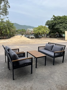 ชุดสวนหวายโลหะแบบโมเดิร์นหรูหราเฟอร์นิเจอร์โซฟากลางแจ้ง - Product Image 6