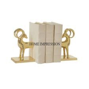 Luxurious Attractive Look <b>Heavy</b> <b>Duty</b> Metal Made Unique Fancy Modern Creative Art Wholesale Bulk Selling Bookends Supply - Product Image 3