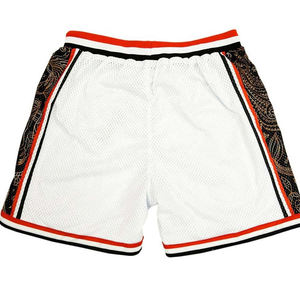 Uniformes de Baloncesto Sublimados Personalizados OEM, Conjunto de Pantalones Cortos Transpirables Hechos con Tela de Malla 100% Poliéster - Product Image 2