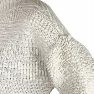 Jersey de invierno para mujer, suéter de punto de manga larga de Color sólido con cuello alto para ropa de calle, sudadera de cuello alto - Product Image 6